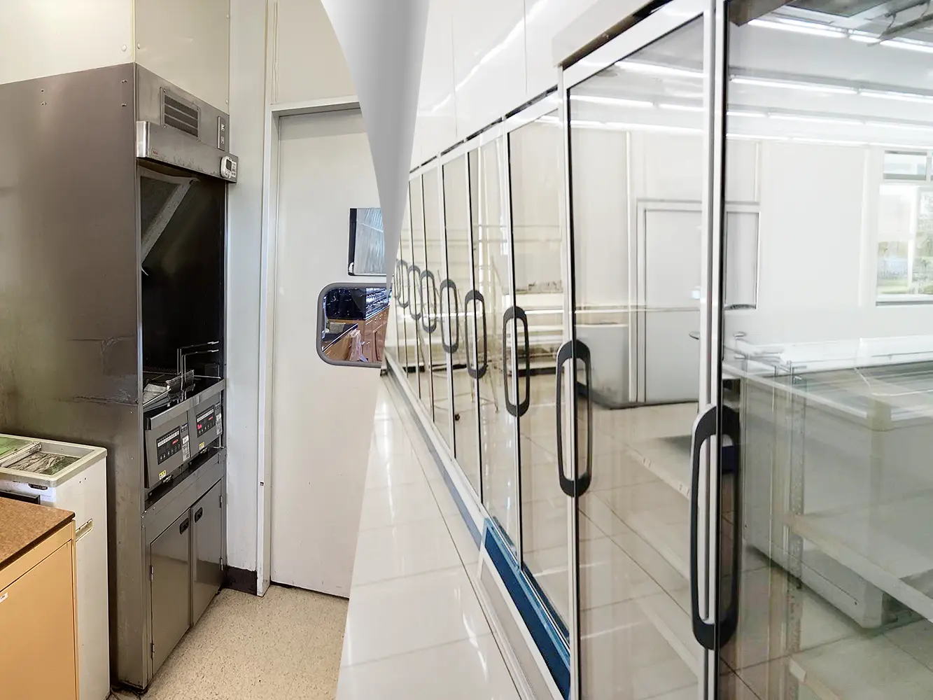 冷凍冷蔵ショーケース設置